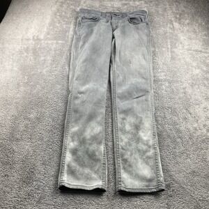 Levis 511 Slim Fit Jeans Mens 29x27 Gray Low Rise